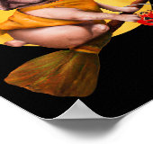 ブルドッグハロウィーン仮装メンズウィメンズキッズドッグ1 ポスター (角)