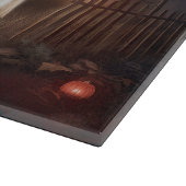 ブルドッグハロウィーン怖い カッティングボード (角)