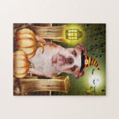 ブルドッグハロウィーン ジグソーパズル (横)