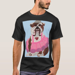 ブルドッグバレリーナ Tシャツ