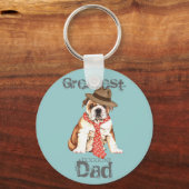 ブルドッグパパ キーホルダー (正面)