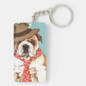 ブルドッグパパ キーホルダー (裏面)