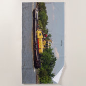 ブルドッグビーチタオル ビーチタオル (正面)