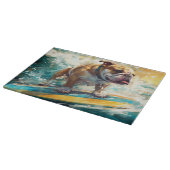 ブルドッグビーチ絵画サーフィン カッティングボード (角)