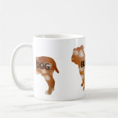 ブルドッグファ許可ネームサイロ コーヒーマグカップ (左)