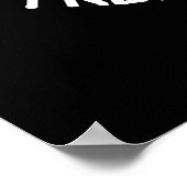 ブルドッグフランスのおもしろい犬プンダークBG ポスター (角)