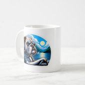 ブルドッグフランスのが私のフランスかわいい犬の恋人を許す コーヒーマグカップ (正面左)