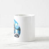 ブルドッグフランスのが私のフランスかわいい犬の恋人を許す コーヒーマグカップ (中央)