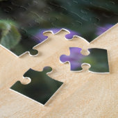 ブルドッグフランスのが花に咲く ジグソーパズル (側面)