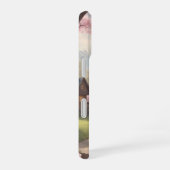 ブルドッグフランスのさくらんぼフラズレインボーコテージコア iPhone 16ケース (右側面)