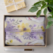 ブルドッグフランスのとワイルドフラワー 薄葉紙 (ギフト)