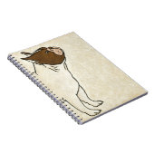 ブルドッグフランスののプロフィール ノートブック (右側)