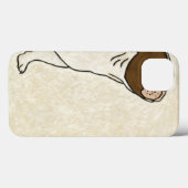 ブルドッグフランスののプロフィール Case-Mate iPhoneケース (裏面 (横))