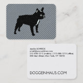 ブルドッグフランスのの名刺 名刺 (正面/裏面)