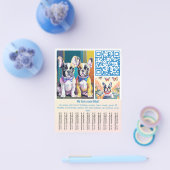 ブルドッグフランスのの子犬 チラシ (シングル)