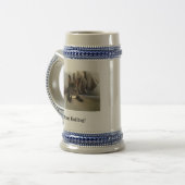 ブルドッグフランスのの子犬 ビールジョッキ (正面左)