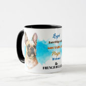 ブルドッグフランスのの忠実な友人 マグカップ (正面左)
