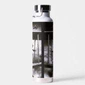 ブルドッグフランスのアビエーター水筒 ウォーターボトル (右面)