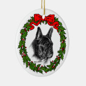ブルドッグフランスのアートバイグレンダ・S・ハーラン セラミックオーナメント (右)