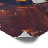 ブルドッグフランスのアートポスターウォールアートプリントピンク ポスター (角)