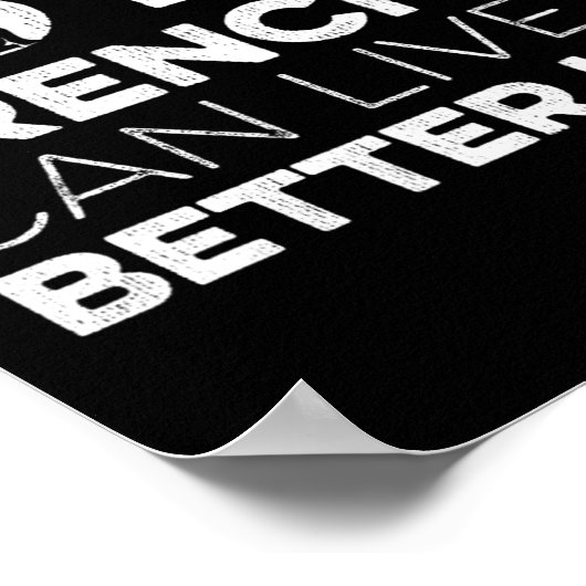 ブルドッグフランスのオーナーのデザイン ポスター (角)