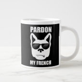 ブルドッグフランスのオーナー ジャンボコーヒーマグカップ (右)