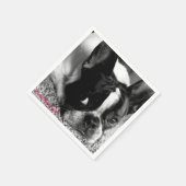 ブルドッグフランスのカクテルナプキンス スタンダードカクテルナプキン (角)