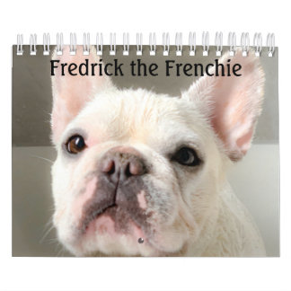 ブルドッグフランスのカレンダー – Fredrick the Frenchie カレンダー