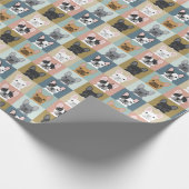 ブルドッグフランスのギフトラッピング紙フランス ラッピングペーパー (角)