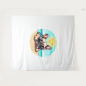 ブルドッグフランスのギフト タペストリー (正面(横))