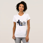 ブルドッグフランスのギフト Tシャツ (正面フル)