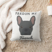 ブルドッグフランスのクッション クッション (ブランケット)