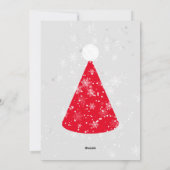 ブルドッグフランスのクリスマカード シーズンカード (裏面)