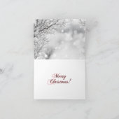 ブルドッグフランスのクリスマスカード カード (内部)