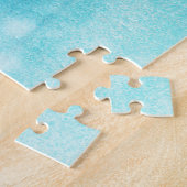 ブルドッグフランスのクリスマスサンタデリバリートラック ジグソーパズル (側面)