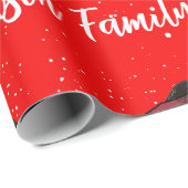 ブルドッグフランスのクリスマスパーソナライズされたドッグフレンチー ラッピングペーパー (ロールコーナー)