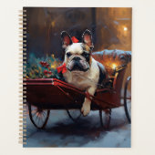 ブルドッグフランスのクリスマスフェスティバルシーズン プランナー手帳 (正面)