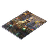 ブルドッグフランスのクリスマスフェスティバル航海 ノートブック (左側)