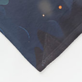 ブルドッグフランスのクリスマスフェスティバル航海 フリースブランケット (角)