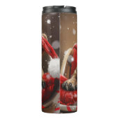 ブルドッグフランスのクリスマスフェスティバル タンブラー (裏面)