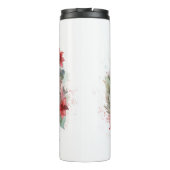 ブルドッグフランスのクリスマスリースフェスティバルカップ タンブラー (裏面)