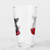 ブルドッグフランスのグラスのタンブラー タンブラーグラス (右)