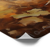 ブルドッグフランスのグレイの子犬 ポスター (角)