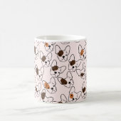 ブルドッグフランスのコーヒーマグ コーヒーマグカップ (中央)