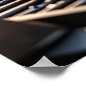 ブルドッグフランスのシェフグリルディナー ポスター (角)