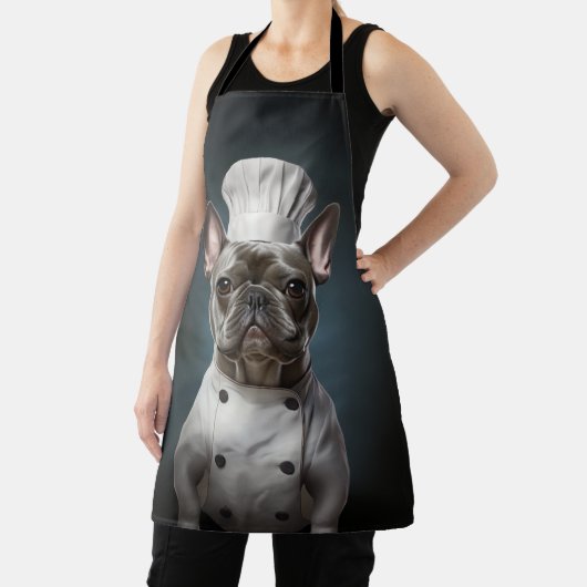 ブルドッグフランスのシェフ・フレンチー エプロン (インサイチュ)