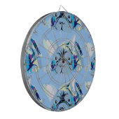 ブルドッグフランスのシルエット ダーツボード (正面左)