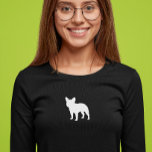 ブルドッグフランスのシルエット | Frenchie Dog Lover's Tシャツ<br><div class="desc">このブフランスのルドッグシルエットのシャツは、さまざまなTシャツのスタイル男性へ、女性、子供、ベビーで利用できる。フランスクール人への贈り物は、あらゆる大事な行事。Jenn's Doodle Worldで犬種のティーやブルドッグ愛好家のためのアパレルやギフトの数が増えフランスのていないか。</div>