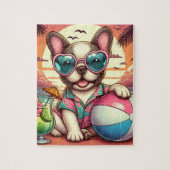 ブルドッグフランスのジグソーパズル ジグソーパズル (縦)