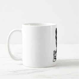 ブルドッグフランスのステンシパーソナライズされたル コーヒーマグカップ